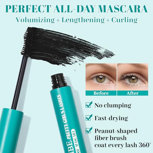 Ucanbe Black Mascara And Remover Set, Waterproof Fiber Oil Mascara With Lash Remover Gel For Sensitive Eyes thumb #2