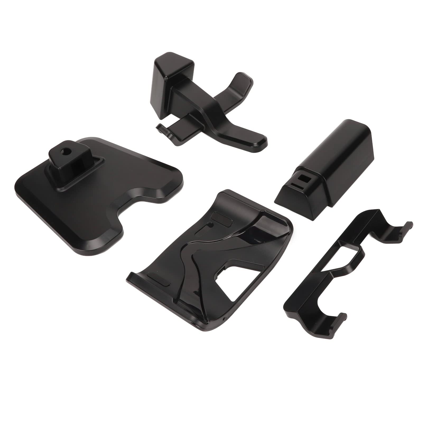 Supporto VR per 2, supporto display per visore VR wireless con spugna antiscivolo e base robusta, staffa di stoccaggio salvaspazio per accessori VR e controller touch (Nera)