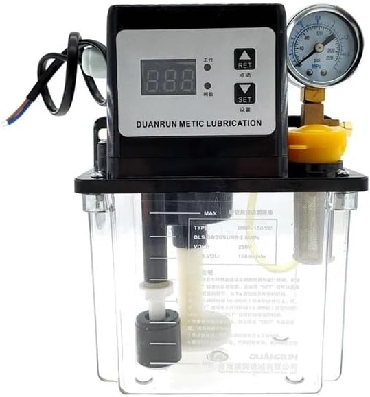 1pcs 0.5L Lubricant Pump Automatic Lubricating Oil Pump CNC Electromagnetic Lubrication Pump Lubricator