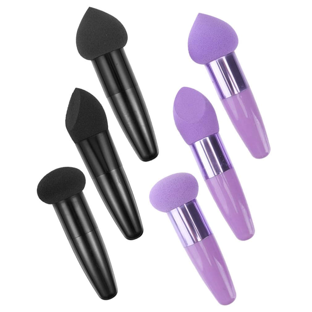 Esponjas de Maquillaje Portátiles Cómodas y Prácticas de Látex Set de 6 en Forma de Lápiz para Aplicar Base y Productos Faciales Ocasión