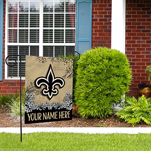 Image of Rico Industries NFL Standard /Primary Personalized 13 inch x 18 inch Double Sided Garden Flag