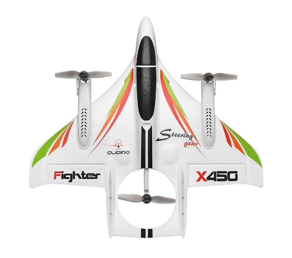 XK X450 Flugzeug RC Ferngesteuerter Flieger, Drohne, Senkrechtstarter mit 2.4 Ghz Steurrung, RTF