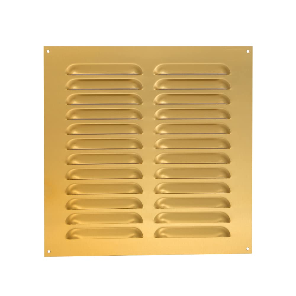 Timco Brass Timloc 9X9 Metal Internal Louvre Grille Vent Anodised