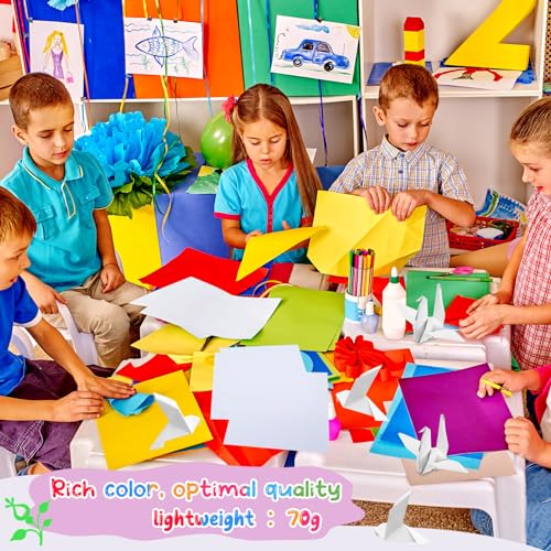 Image of Henoyso 500 Sheets Construction Paper Bulk, 9 x 12 Inches, White