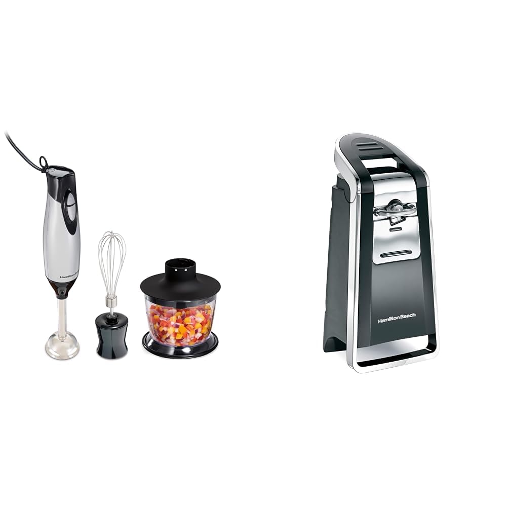 Hamilton Beach ブレンダー ステンレス容器付き Amazon.com: Hamilton Beach 4-in-1 Electric Immersion Hand Blender