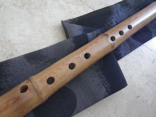 8 Hole Zen Dongxiao Shakuhachi Bamboo Flute W. Root End & Natural Shakuhachi Mouthpiece #TOP29