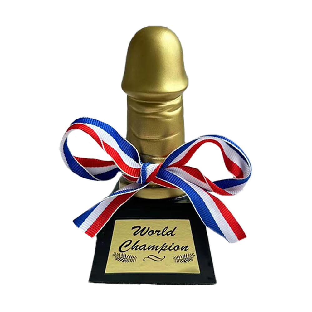 Penis Trophy Adult Sex Novelties for Party Gold Penis Realistic Dildo Sex Toys Lifelike Champion World Trophy for