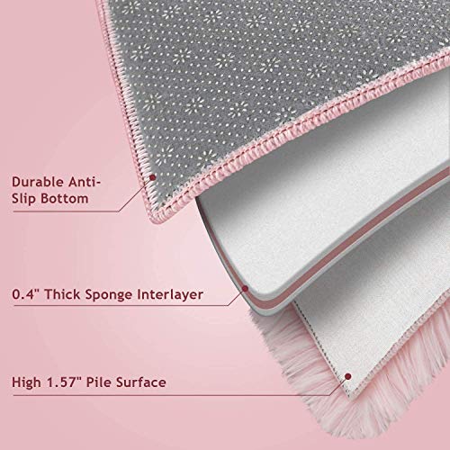image for Ophanie Machine Washable Fluffy Area Rugs for Living Room, Ultra Soft 