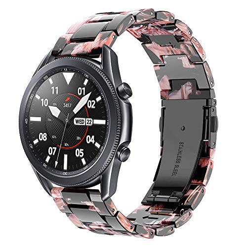 Junboer for Galaxy Watch Active 2 40mm 44mm Bands, 20mm Quick Release Resin Replacement Strap Compatible for Samsung Galaxy Watch 42mm/Galaxy Watch Active 40mm/Galaxy Watch 3 41mm/Gear Sport Watch