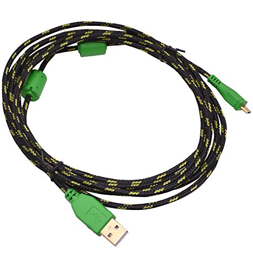 SCUF 10ft Braided Charging Cable for Xbox One and Playstation 4 (Green)