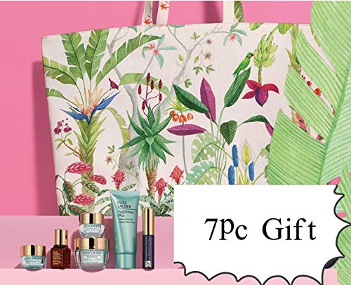 Estee Lauder Daywear Nightwear Plus 7pc Skincare Makeup Gift Set with a Beautiful Tote