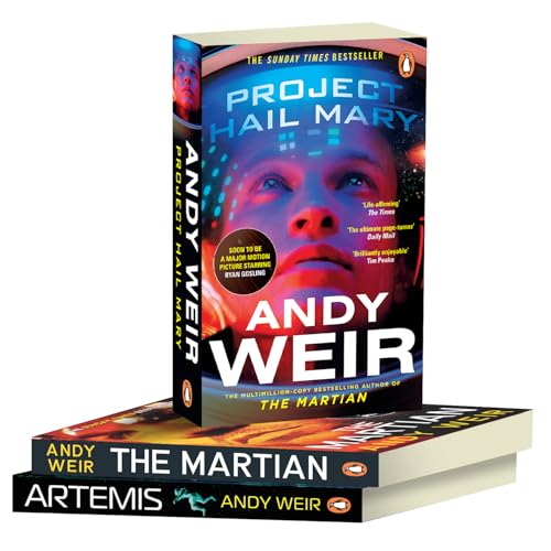 Image of ANDY WEIR 3 BOOKS BOXSET: Andy Weir 3 Books Boxset: Project Hail Mary, The Martian and Artemis | NEW YORK TIMES Bestselling Sci-Fi Space Adventure Collection