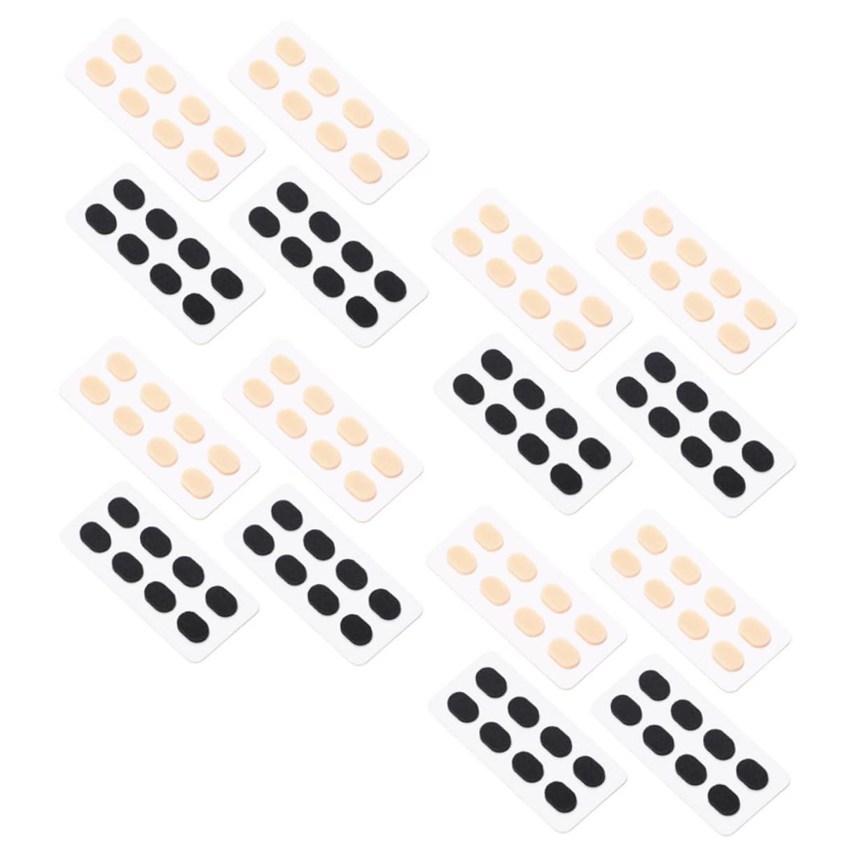 Didiseaon 120 Fogli naselli in spugna eva accessori per occhiali cuscinetti per occhiali protezione per il naso degli occhiali Cuscinetti per il naso degli occhiali naselli in eva