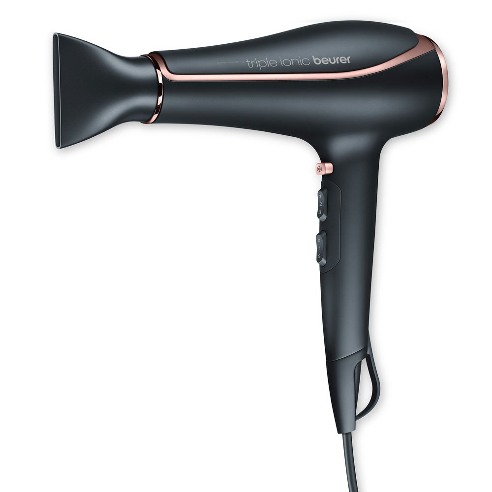 Beurer HC 80 Professional Hair Dryer | Powerful 2200W Motor | Ionic Technology for Frizz-Free Shine | Adjustable Heat & Speed Settings | Cool Shot Function | Lightweight & Ergonomic Design