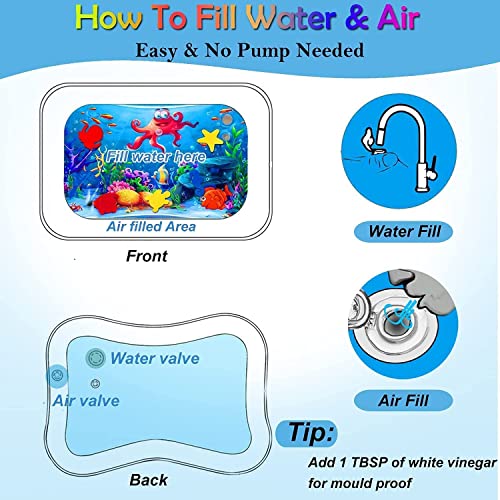 بساط لعب مائي قابل للنفخ، مثالي للانشطة الممتعة والمحفزة لنمو الصغار من شو واي، متعدد الالوان، بولي كلوريد الفينيل