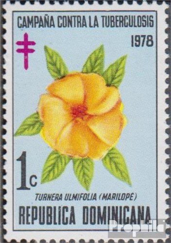 Prophila Collection Dominican Repubblica Michel.-No..: Z75 (Completa Edizione) 1979 Costretti Award (Francobolli per i Collezionisti) Piante / Funghi