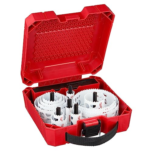 Milwaukee 21 Piece Bi-Metal All Purpose Hole Saw Kit With Case - Made In Usa #TOP7
