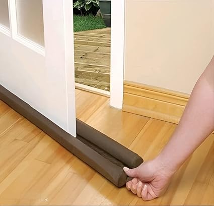 PVC Door Guard (Pack of 1) - Gap Filler for Door Bottom Seal Strip - Sound-Proof, Reduce Noise, Energy Saving Door Stopper