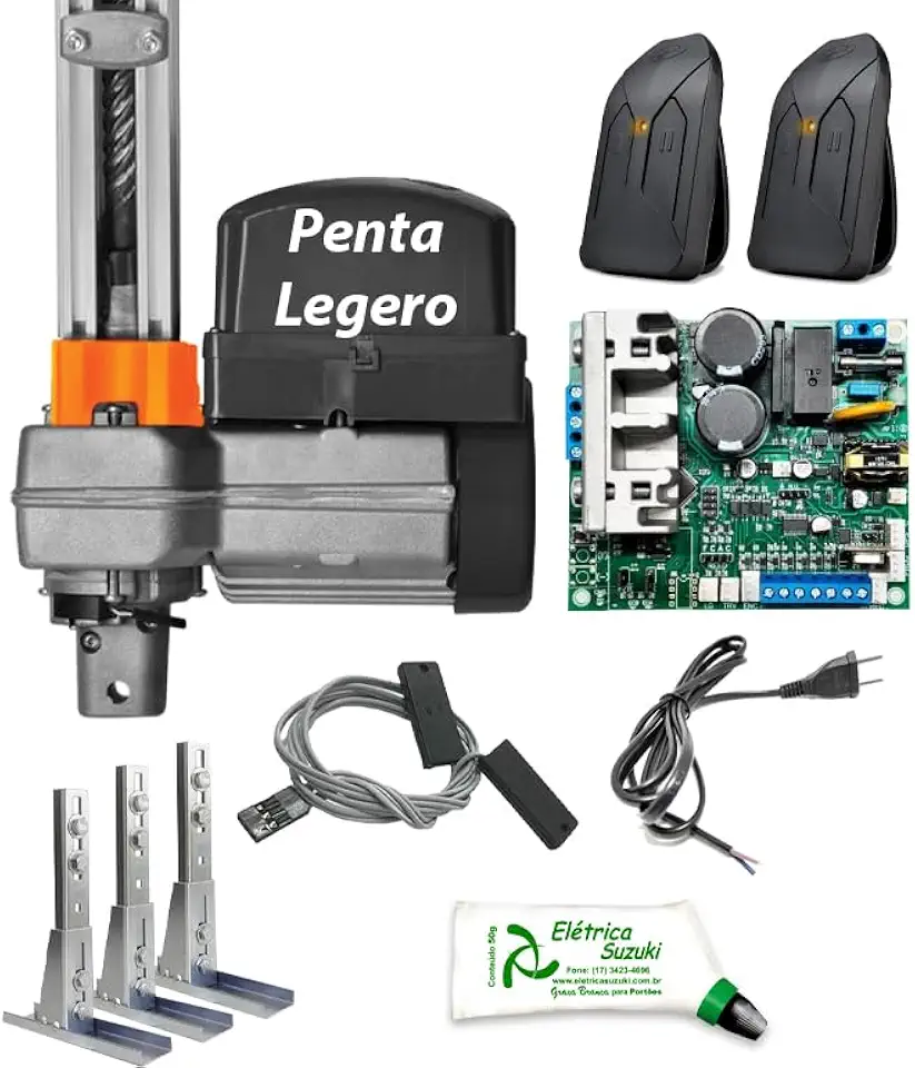 Automatizador Basculante Híbrido 60 Hz 1,5 mt Para Portão Até 400 kg 127/220 V