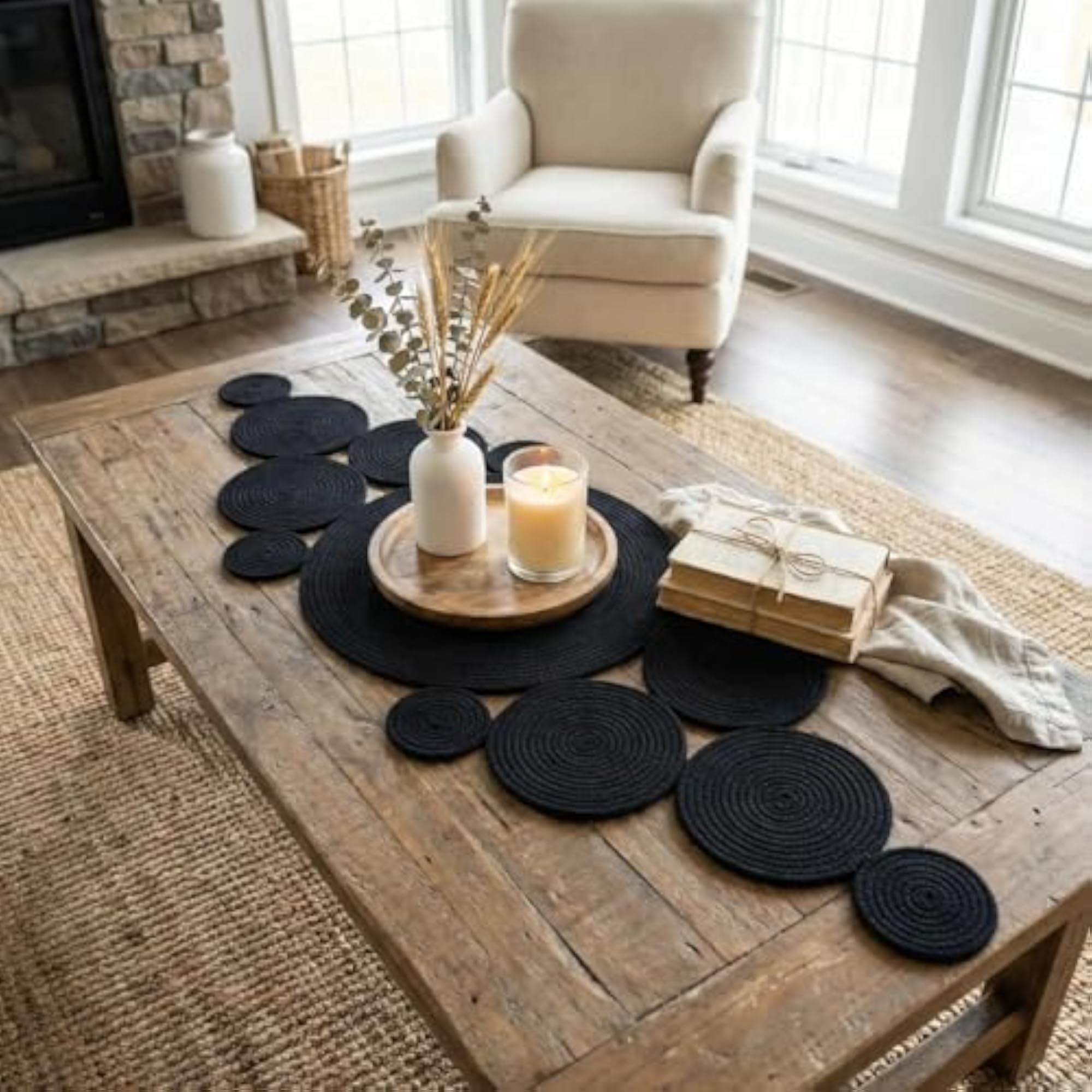Cotton Braided Table Runner for Dining Table
