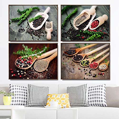 Affiches artistiques cuisine pour raviver un mur blanc de salle