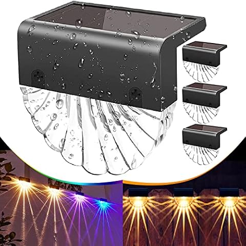 Bigzom Luces Solares para Exterior Jardín, 4 piezas Cover