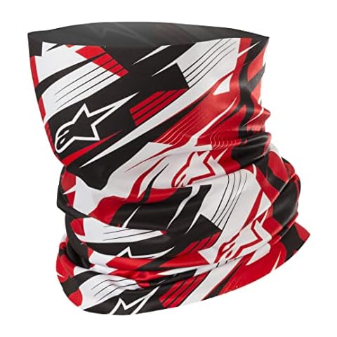 Alpinestars Blurred Neck Warmer Black/Red One Size Cover
