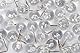 Bi-Office PI1219 Runde Pinnnadeln, Metall/Kunststoff, transparent