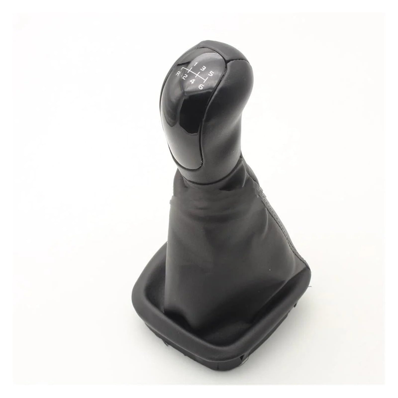 Sauanmnktp 6 Speed Gearshift Knob For Benz A-Class W168 1997-2004 Manual Gear Stick Shift Knob Level Leather Boot
