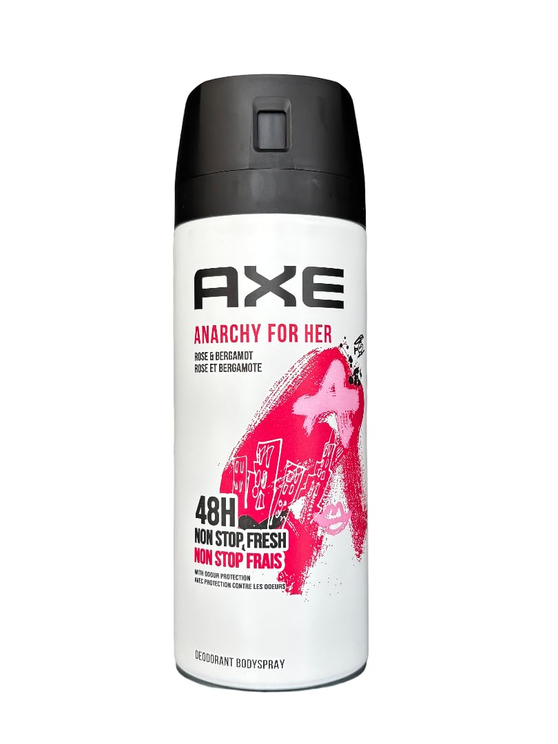 3 x Axe deodorant/body spray for women “Anarchy for her” - 150 ml.