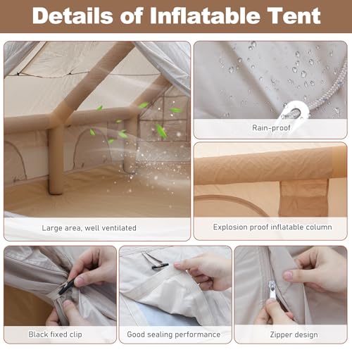Carpa Inflable NUOBESTY para Camping 8 Personas miniatura 7