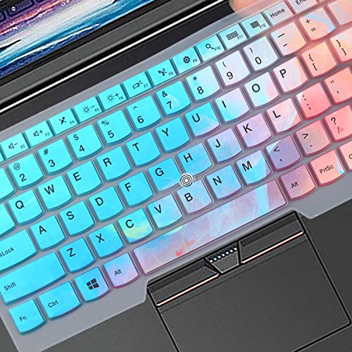Image of Keyboard Cover for 14 inch Lenovo Thinkpad T14 Gen 2 /1, E14 Gen 4 /3 /2, T14s Gen 3 /2 /1, L14 Gen 3 /2, Thinkpad T490 T495 T480 T480S T470, ThinkPad P14s, X1 Carbon 8th /7th /6th, Thinkpad X1 Extreme Gen 1 2 3