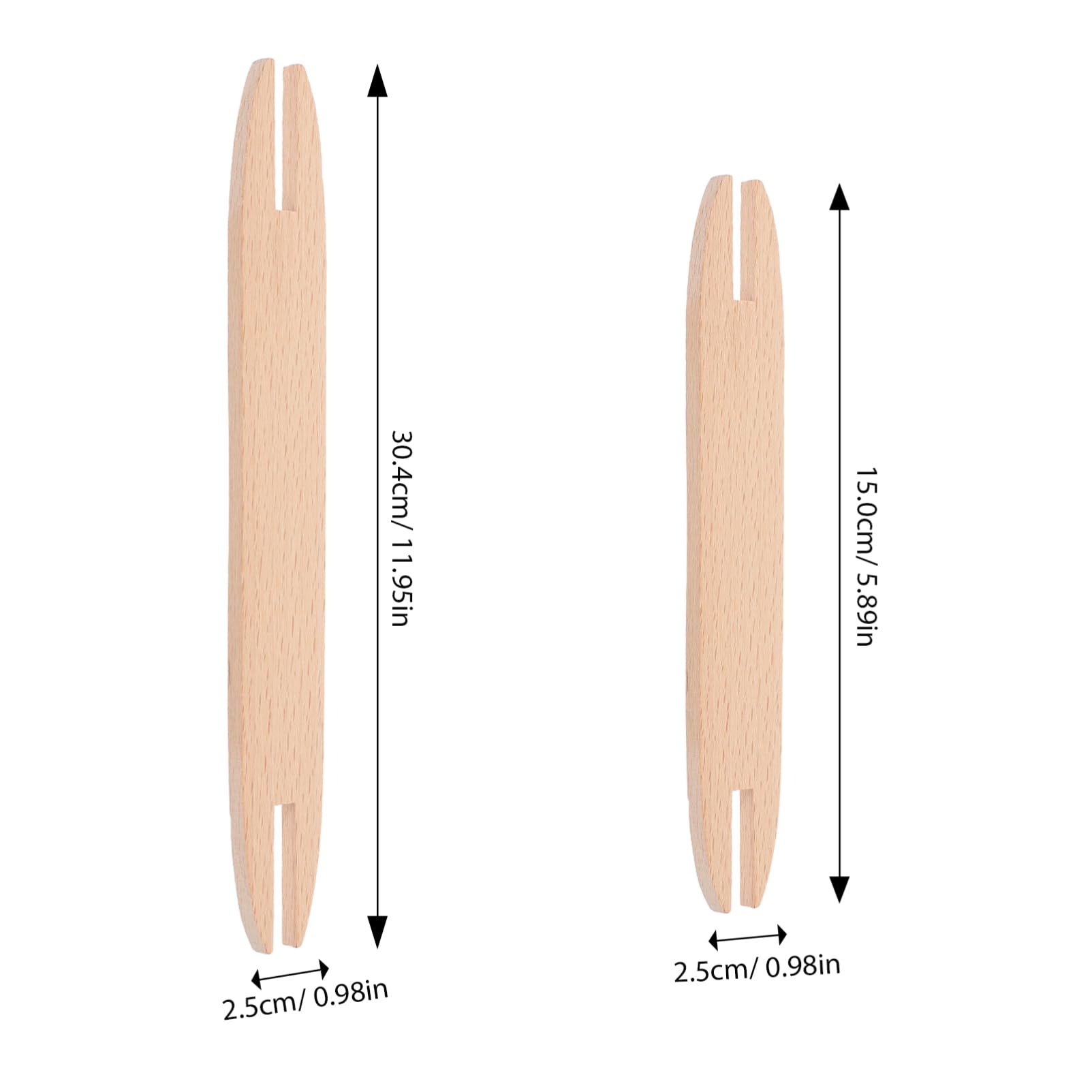 3 Series Herramienta De Tejer De Madera Para Diy Shuttle De Weaving Natural Para Bufandas Y Para Principiantes Y Manualidades 4 Piezas X 3