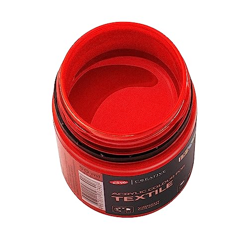 Decola - Red Classic Textile Colour 50ml, Rot, 1 ml (Pack of 1) - Image 2