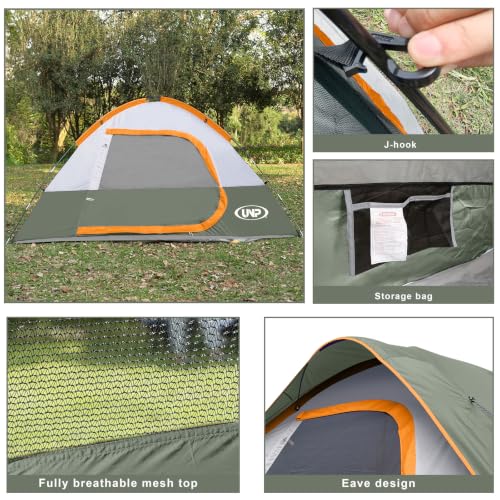 Image of Camping Tent 2-4 Person Dome Tents