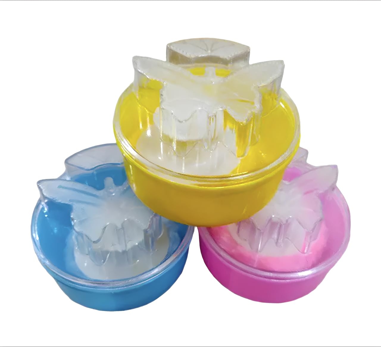 Round Powder Puff Box Soft Touch Feel for Baby Kids | Powder Box Holder Container for New Born and Kids | BPA Free Pack of 1 (Pink)-image-15