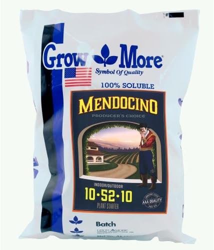 Grow More 721578 Mendocino Plant Starter Fertilizer, 25 lb