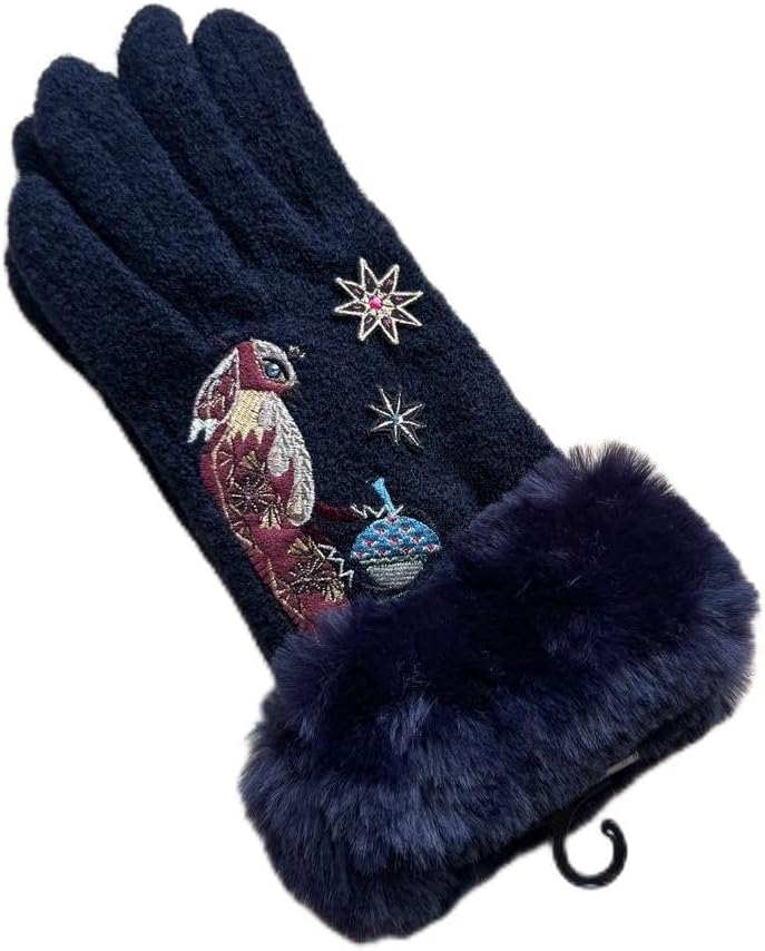 blue fox design カラー／ ネイビー色 ／GAKE 日本製 blue fox muffler