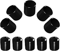 Vista 8 de Aopin Protectores de rosca de tornillo, cubierta de goma redonda de 0.94 pulgadas (0.945 in) de tubo flexible de PVC para tubería protectora
