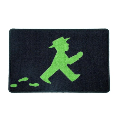 AMPELMANN Saubermann Fußmatte Geher schwarz