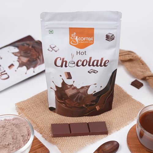 Image of Coftea Hot Chocolate Premix 250g | Rich Creamy Cocoa Drink Mix | Instant Hot & Cold Chocolate Beverage | Smooth Velvety Powder | Easy to Prepare Home Office Travel | Cafe Style Premix