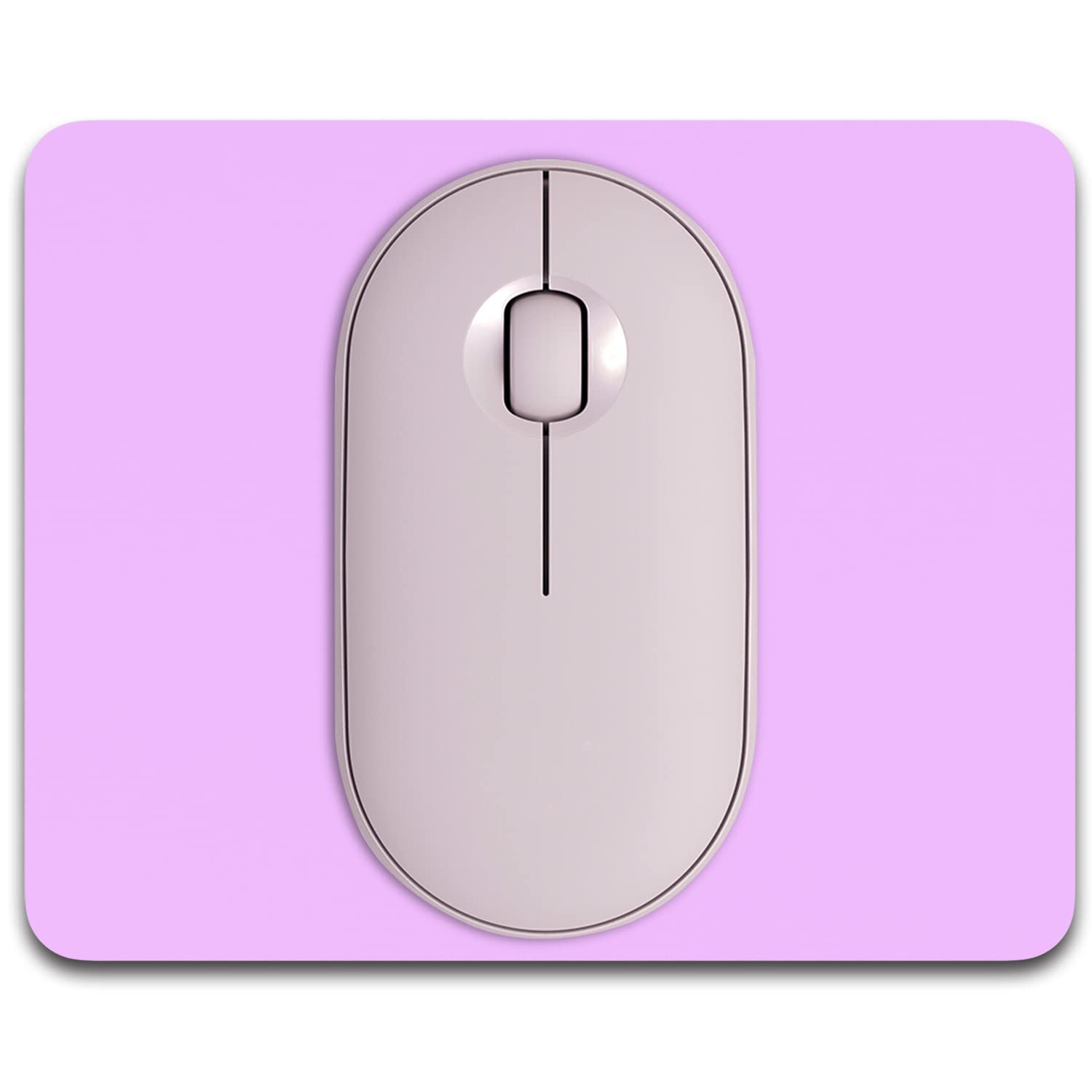 Dapesuom Small Mouse Pad, 5 x 6 Inch Thick Rubber Premium-Textured Non-Slip Portable & Washable Mini Mouse Mat for Women Men Wireless Laptops Keyboard