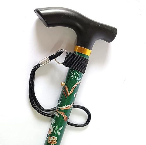 Miniatura 3 de Bastón plegable para mujeres y hombres mayores, palos ligeros plegables para equilibrio de personas mayores, bastones ajustables, palo y muletas