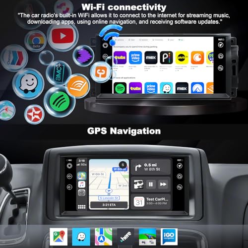 Radio para Dodge Grand Caravan 2008-2020 con pantalla táctil miniatura 4