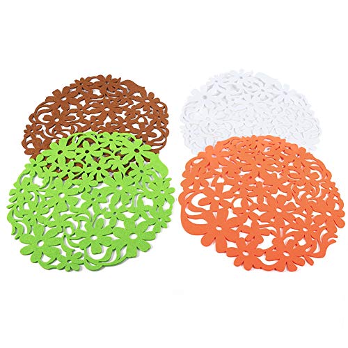 BYARSS Tovaglietta, 4 Colori Forma Rotonda Feltro