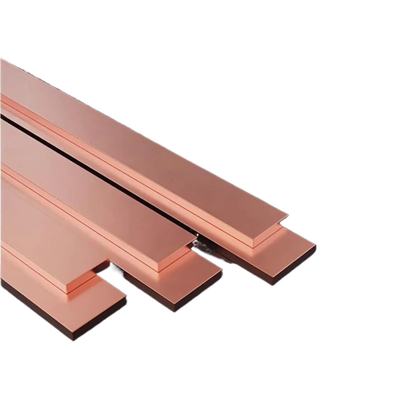 Barra plana de cobre púrpura T2/placa rojo puro, espesor procesamiento: 0,8 mm-30 mm Adecuado para joyería y manualidades(4x40x200mm 1pcs)