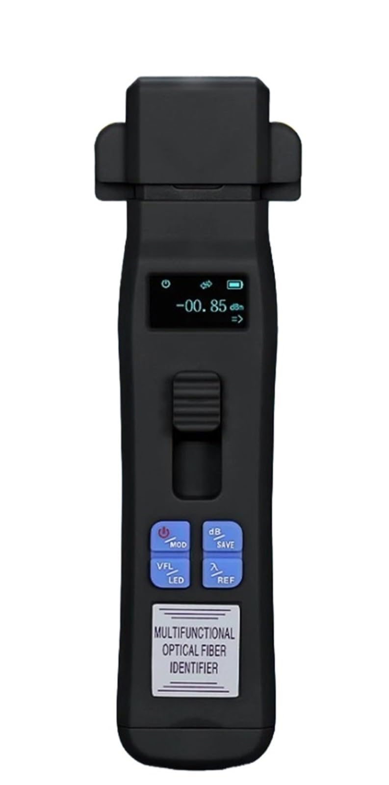 CVFRDD AUA-C607/C605 Rechargeable Active Optical Fiber Identifier Live Fiber Cable Tester FTTH Tool OFI Built In OPM/VFL/LED