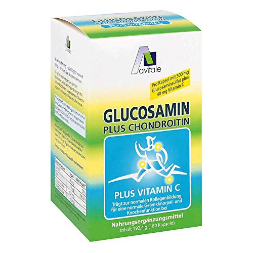 Avitale Glucosamin 500 mg Chondroitin 400 mg Kapseln, 180 Stück, 1er Pack (1 x 192,4 g)