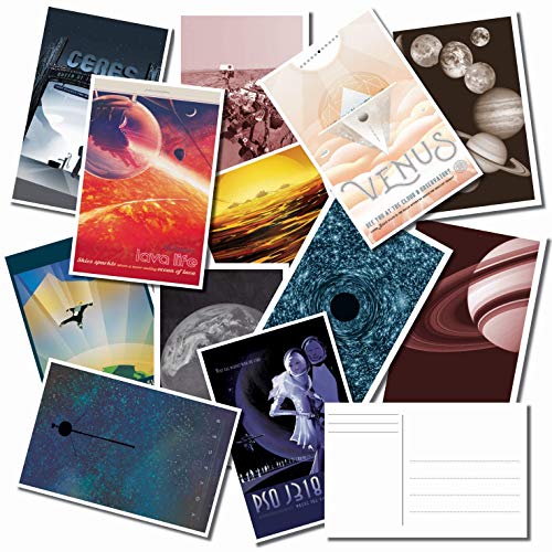 Space Theme Postcard Bulk Pack Of 25 - NASA -