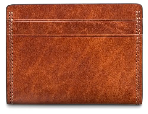 Weekend Wallet Card Case Dolce Matte Leather Amber4